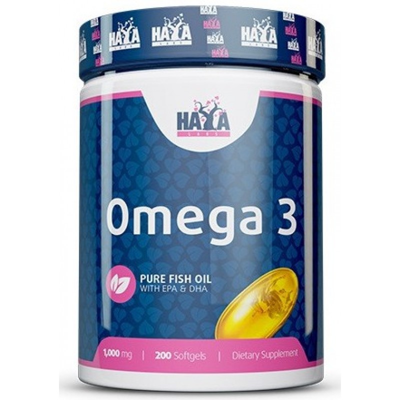 Haya Labs Oomega-3 1000 mg 200 geelkapslit